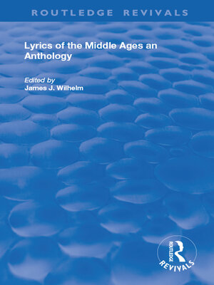 cover image of Lyrics of the Middle Ages